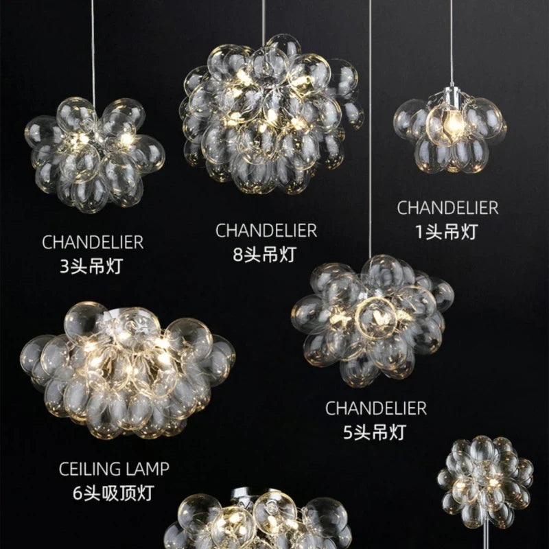 Lustre Design Salle à Manger — Nordique — 3 ampoules