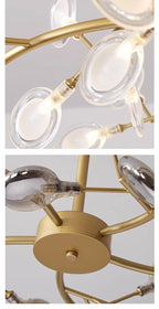 Lustre Fer Forgé — Lustre Branches LED