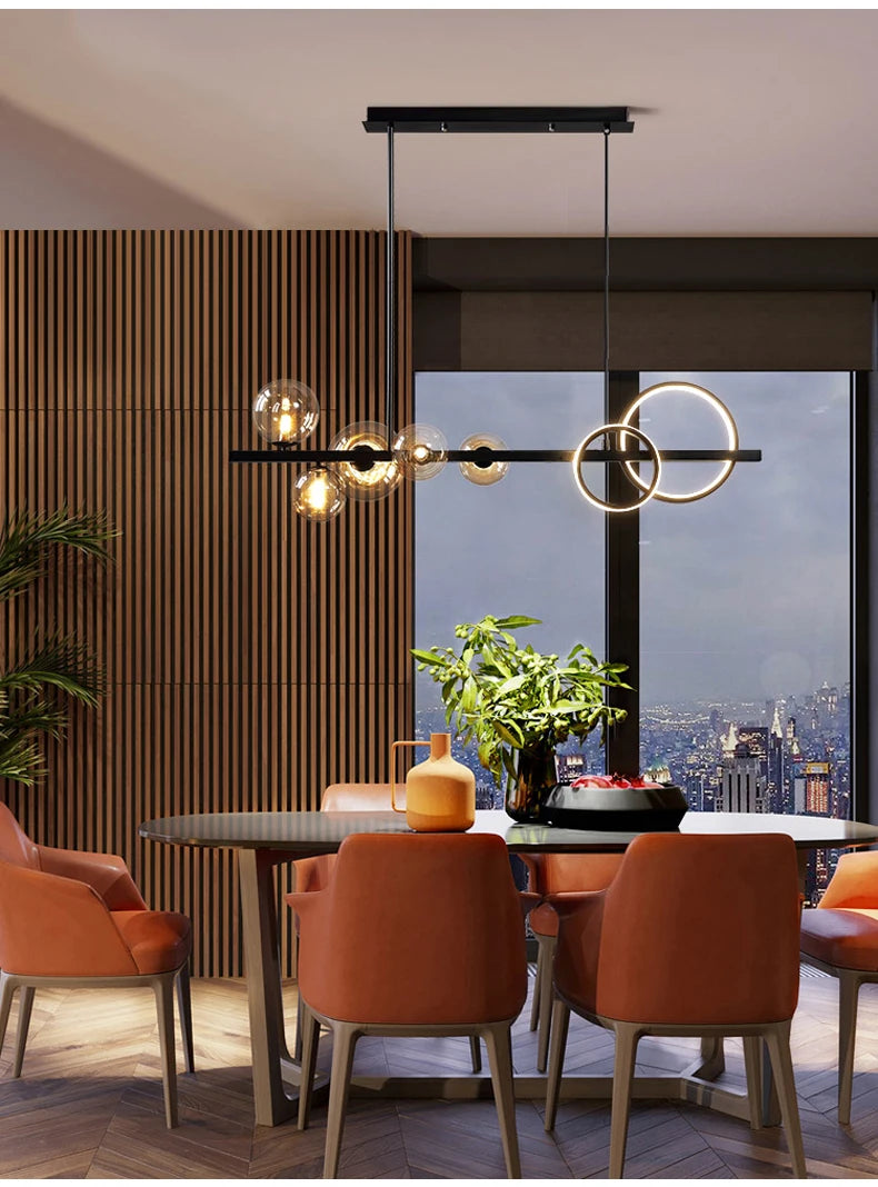 Lustre Industriel Noir