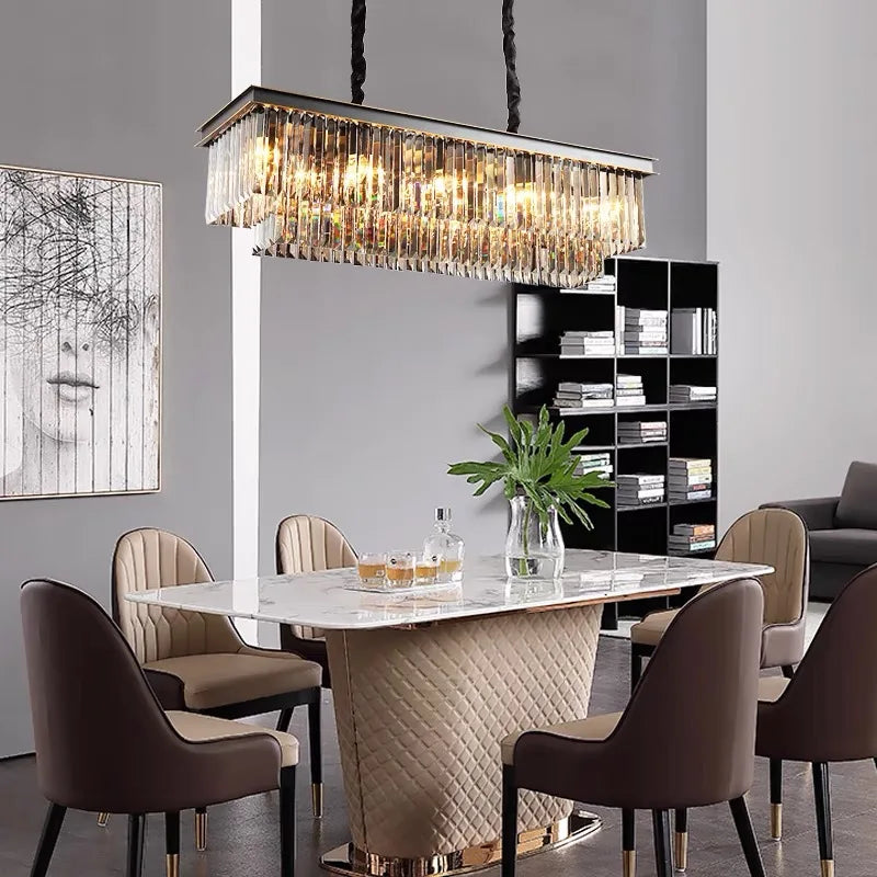 Lustre Vintage Industriel — Cristal