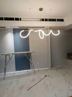 Lustre Cuisine Industriel — Nordique — Doré 150 cm A