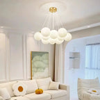 Lustre Blanc Moderne — Salon