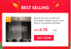 Lustre Cristal Salon — Chambre
