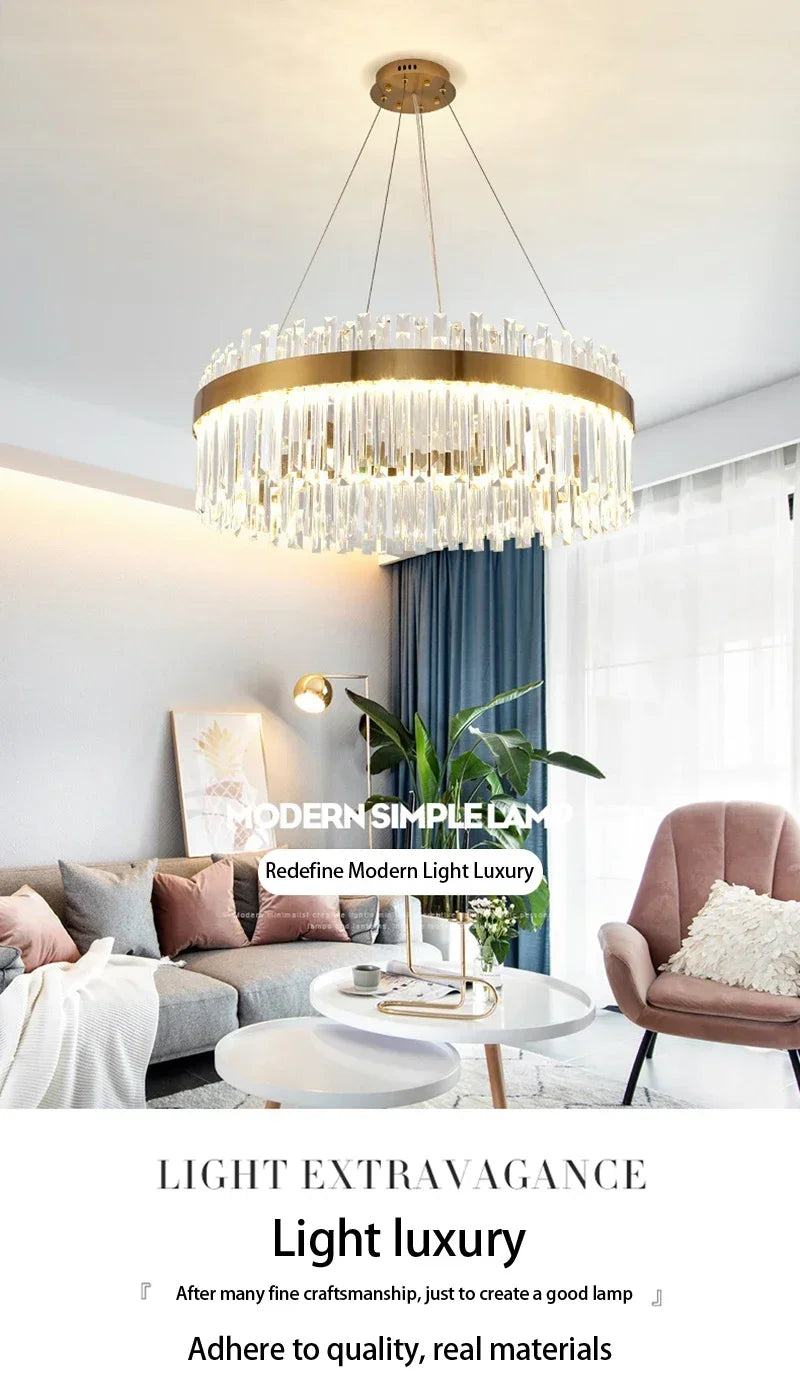 Lustre Noir Moderne