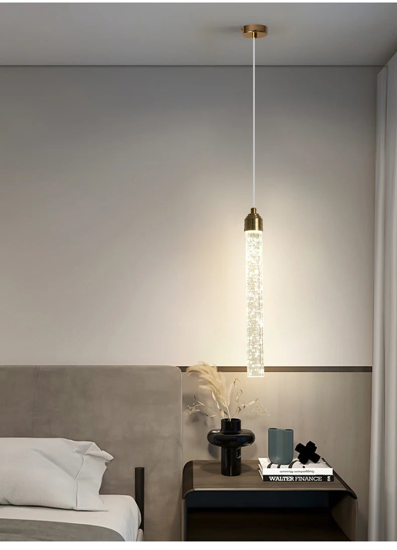 Suspension Cristal Luxe 35cm - Lustre Élégant LED