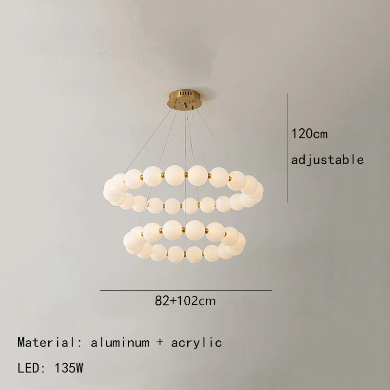 Suspension Luminaire Nordique — Métal