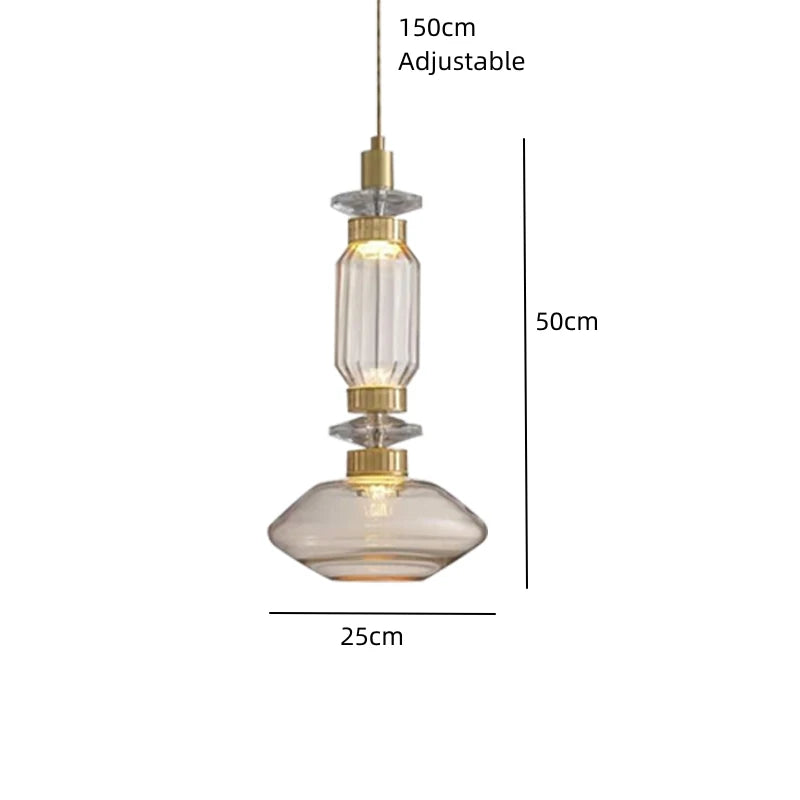 Lustre Verre Design — Moderne