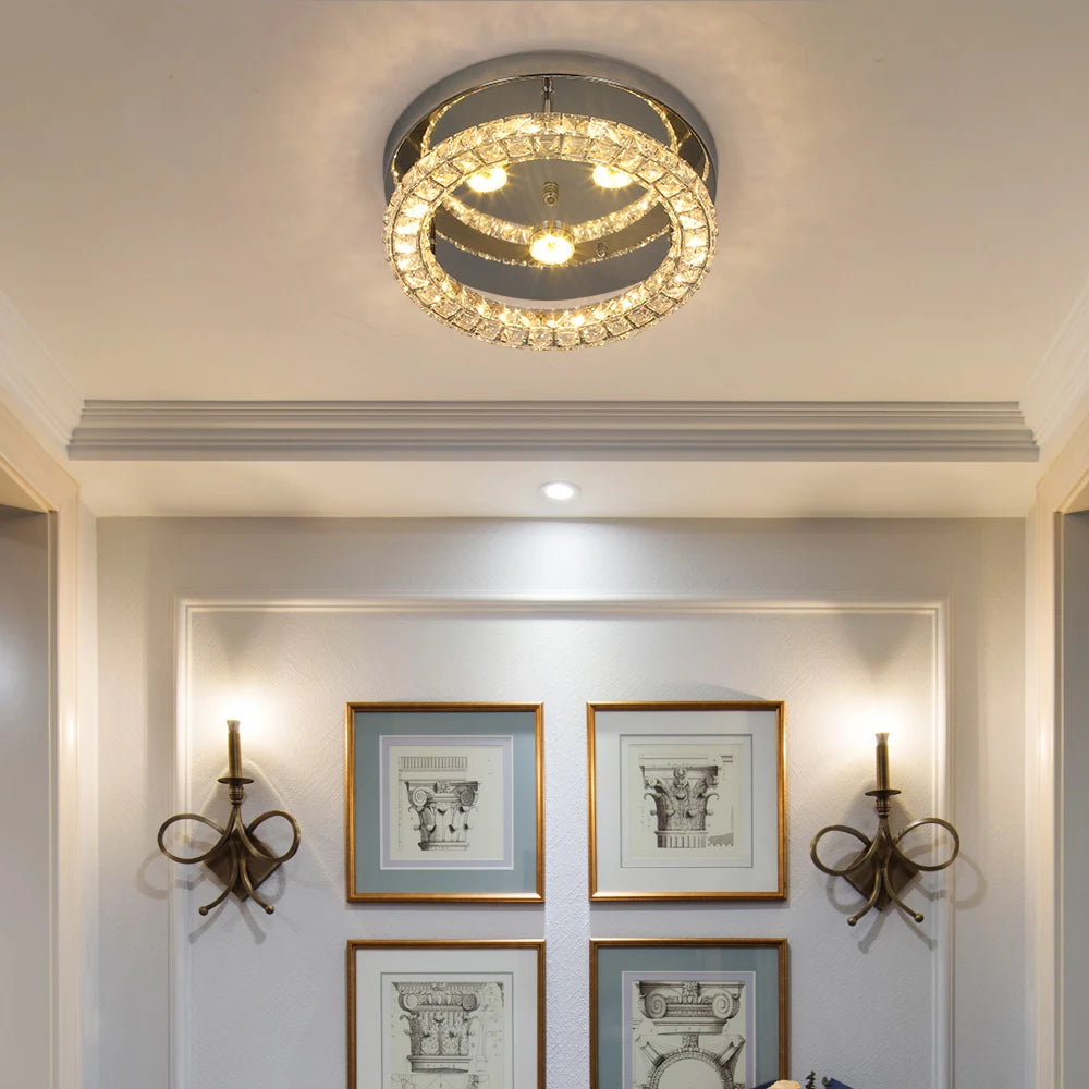 Lustre LED Cristal — Verre