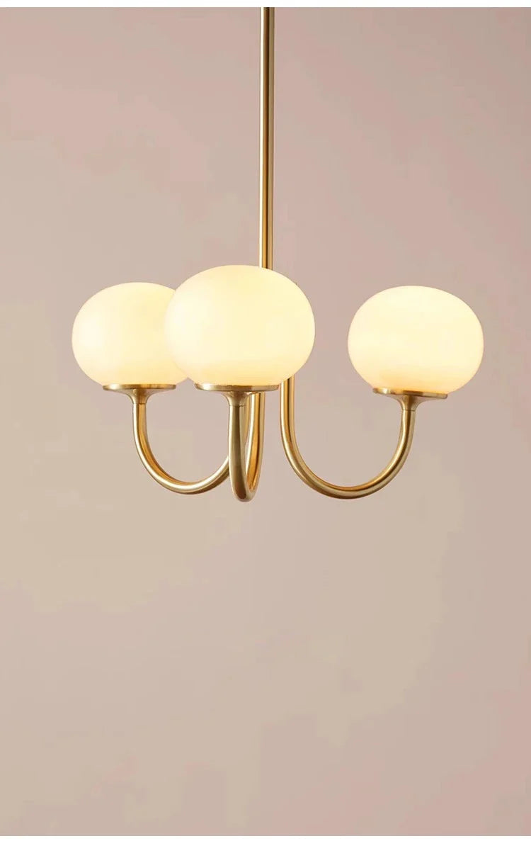 Lustre Chambre Adulte — LED — C argent 5 ampoules