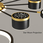 Lustre Moderne LED — Blanc