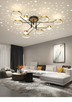 Lustre Moderne LED — Blanc