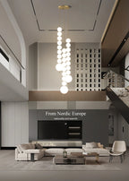 Lustre Salon Design Doré