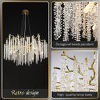Lustre Cristal Ancien — Métal
