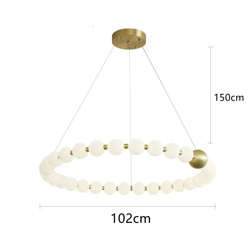 Suspension Luminaire Nordique — Métal