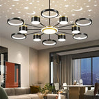 Lustre Moderne LED — Blanc