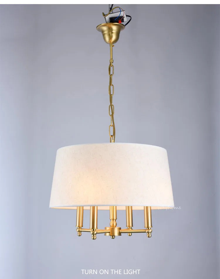 Lustre pour Salle à Manger — Cuivre