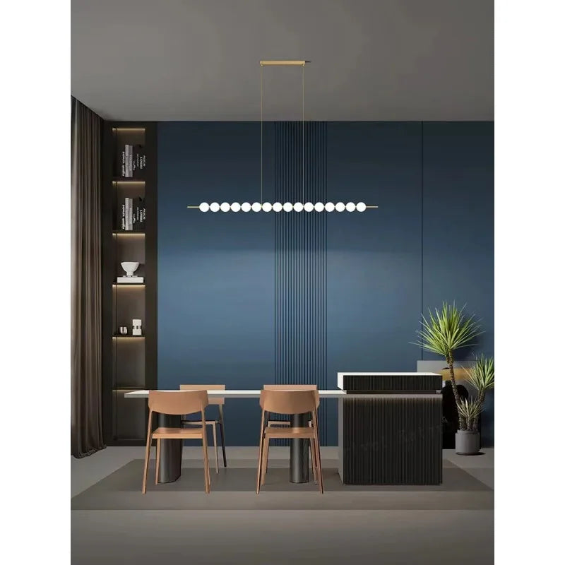 Lustre Salon Design Doré