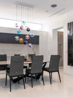 Lustre Design LED — Verre — 16 ampoules Applique murale