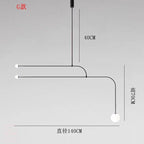 Lustre Industriel — Plafonnier Nordique Design