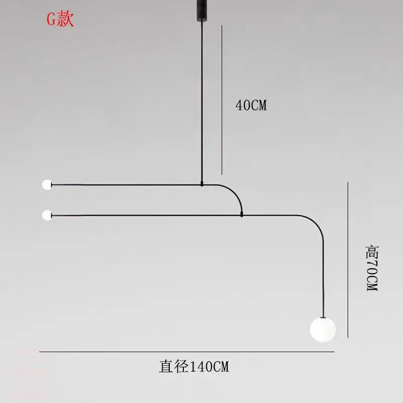 Lustre Industriel — Plafonnier Nordique Design