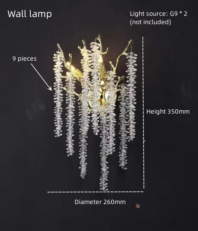 Lustre Luxe Cristal — LED