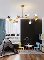 Lustre Araignée Design — Moderne — 10 ampoules blanc