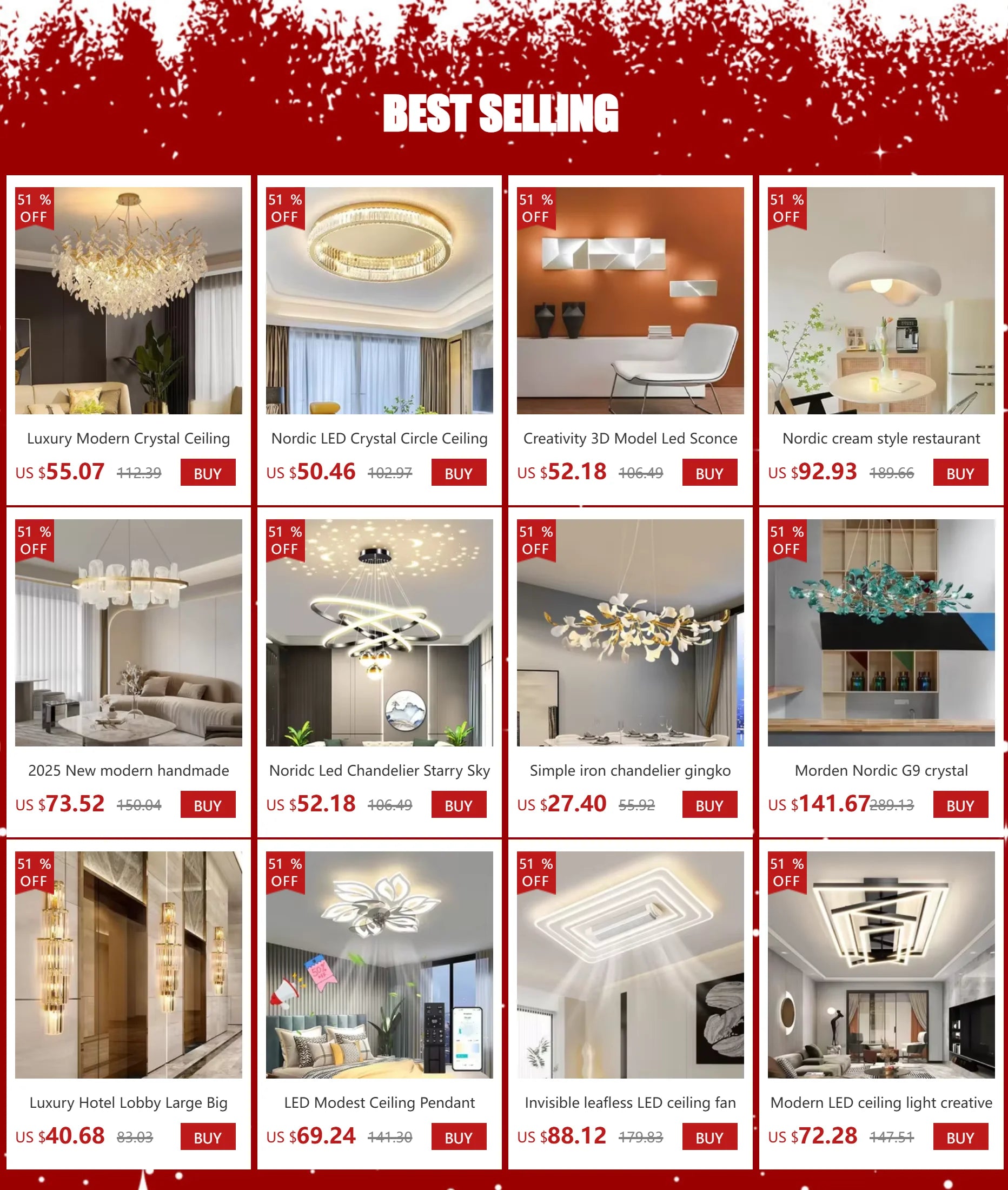 Suspension Luminaire Verre — Plafonnier Boule Moderne