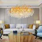 Lustre Araignée Design — Cristal — Longueur 150cm