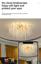 Lustre Salon Salle à Manger — Cristal