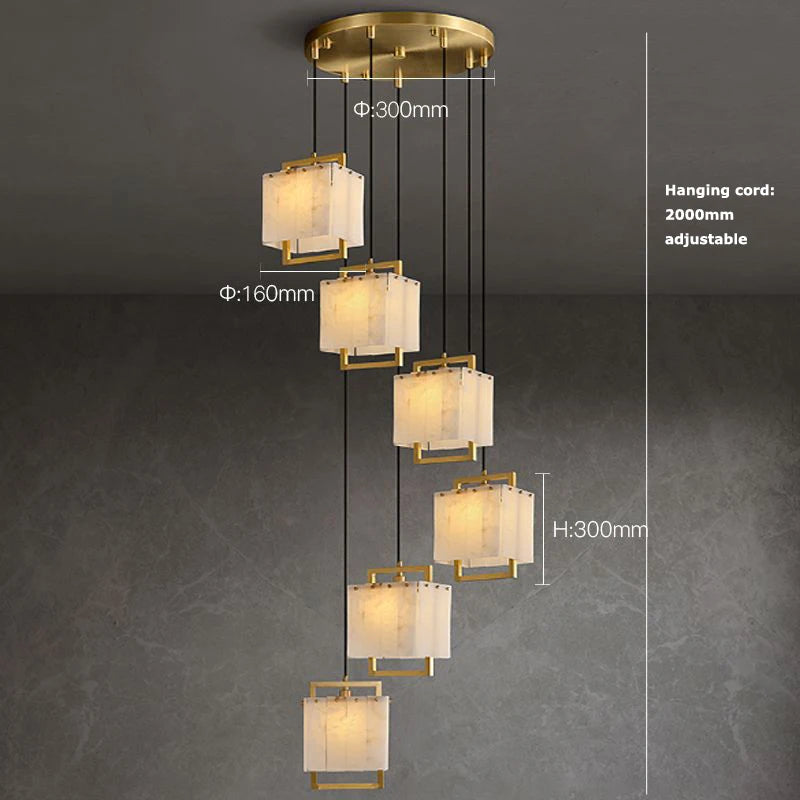 Lustre Tendance Salon — Marbre