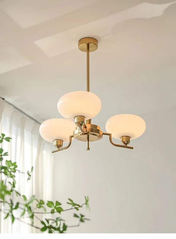 Lustre Vintage Industriel — Verre