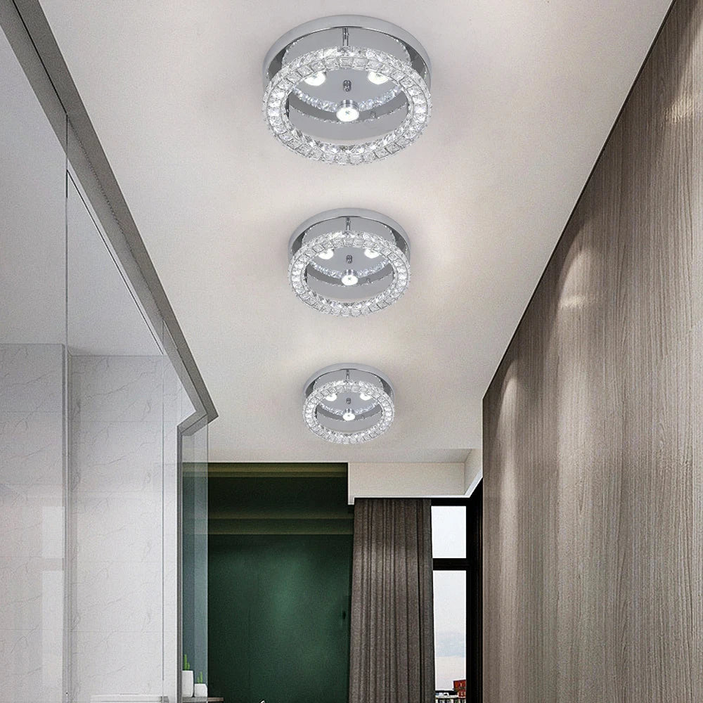 Lustre LED Cristal — Verre