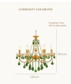 Lustre Style Industriel — Cristal