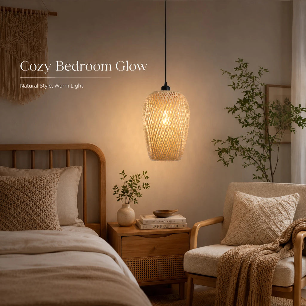 Suspension Bambou Pack 1/2/3 | Lustre Naturel Lot | Luminaire Artisanal JOYINLED