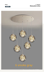 Lustre Salle à Manger Moderne — Cristal