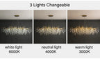 Grand Lustre Salle à Manger — Cristal Grand Format