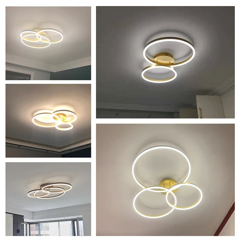 Lustre Chambre Ado — 2 anneaux 50 60cm