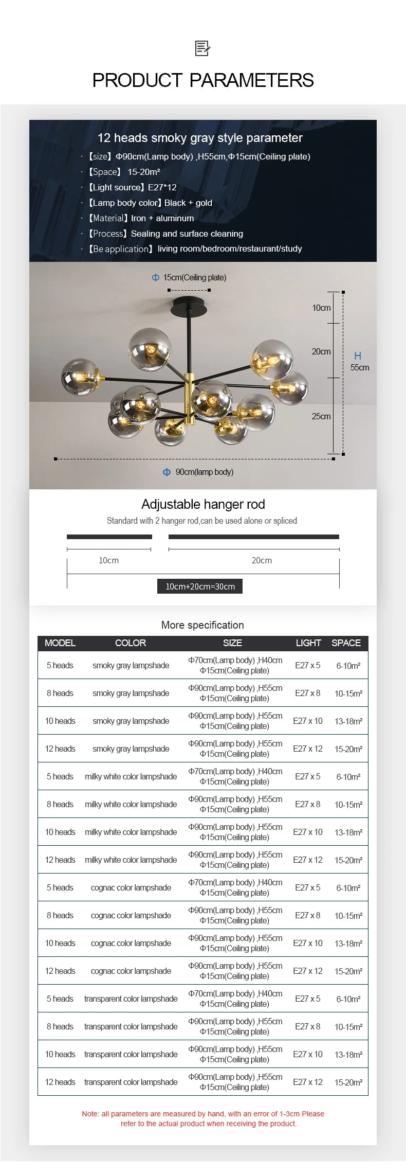 Lustre Boule En Verre — Plafonnier Boule Moderne