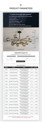 Lustre Boule En Verre — Plafonnier Boule Moderne