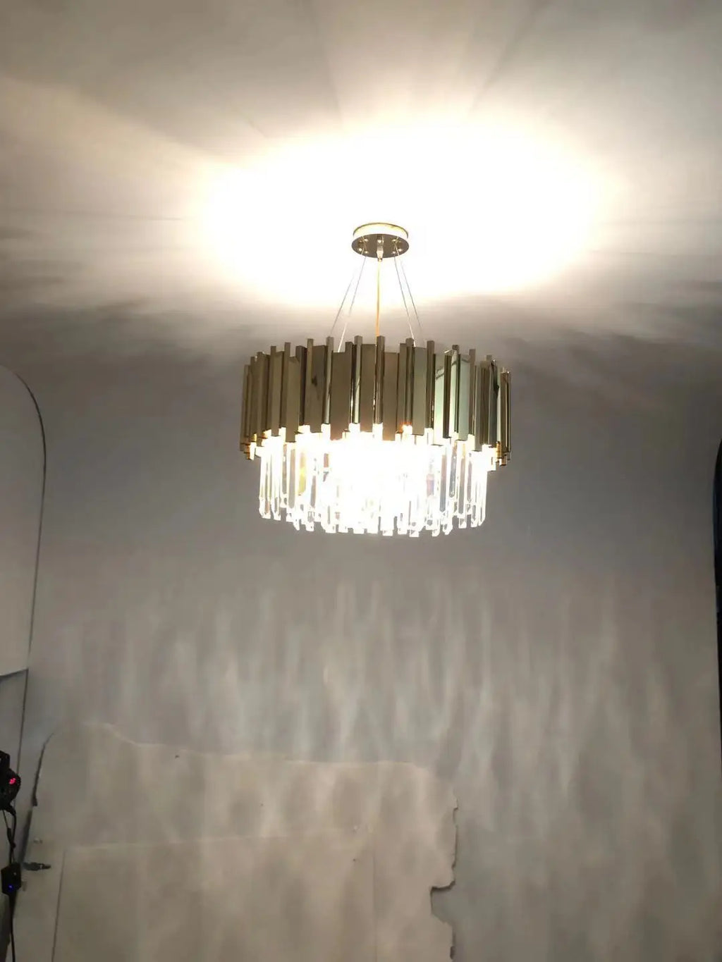 Lustre Cristal Design — Moderne — Oval 150cm