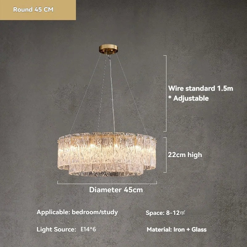 Lustre Moderne Design — Verre