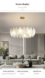 Lustre Chambre Bébé — Verre — Plafonnier D50cm