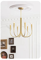 Lustre Vintage Industriel — Lustre Branches LED