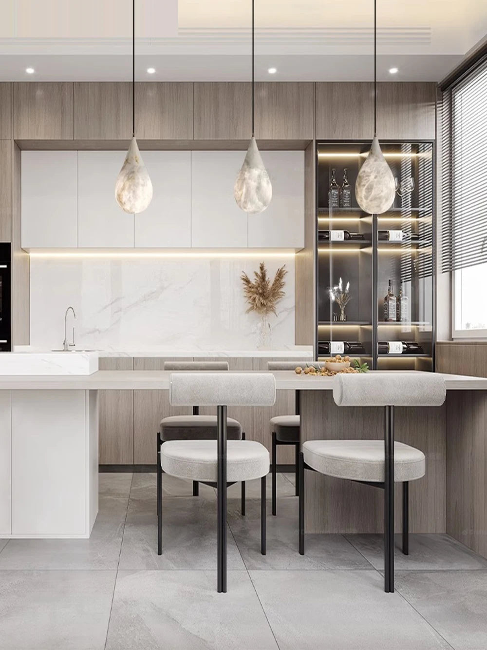 Lustre LED Design — Marbre