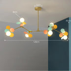 Lustre Araignée Design — Moderne — 10 ampoules blanc