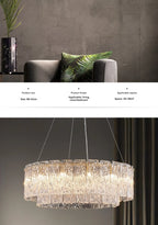Lustre Moderne Design — Verre