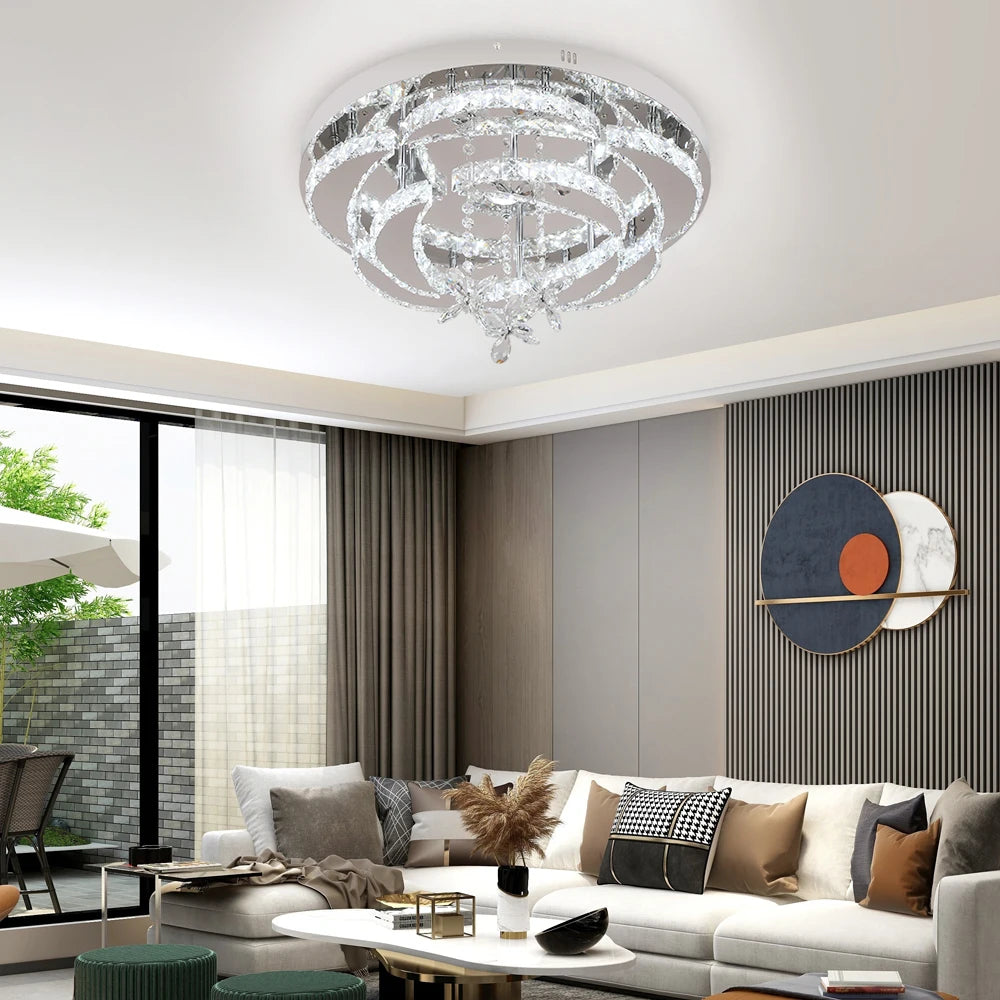 Lustre LED Cristal — Verre