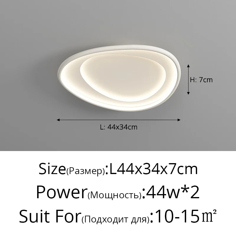 Lustre Salle à Manger Déporté — Blanc