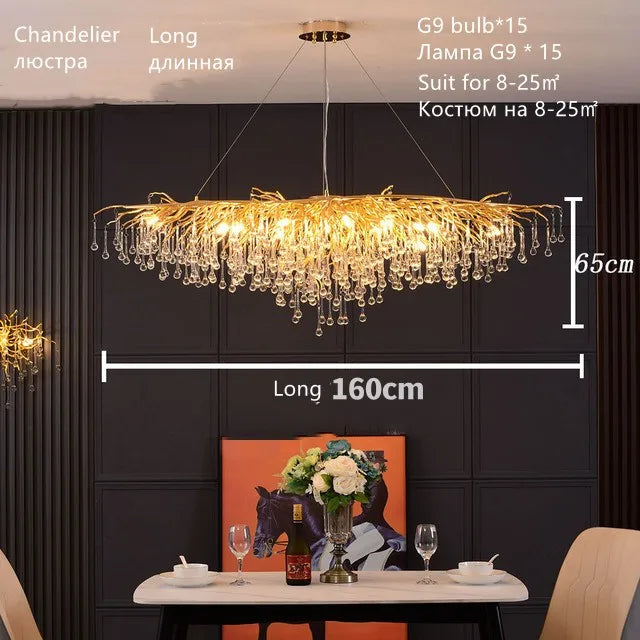 Lustre Cristal Salon — Nordique
