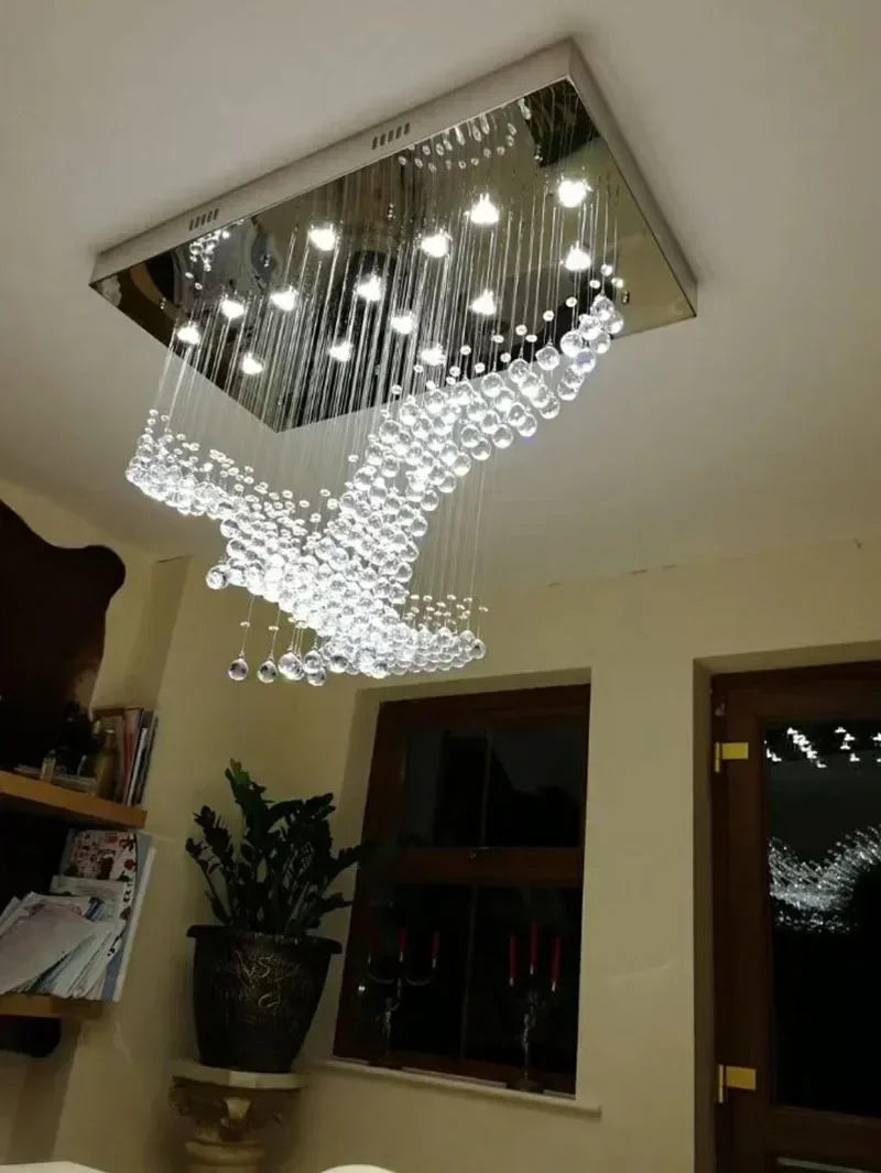 Suspension Luminaire Salon — Cristal